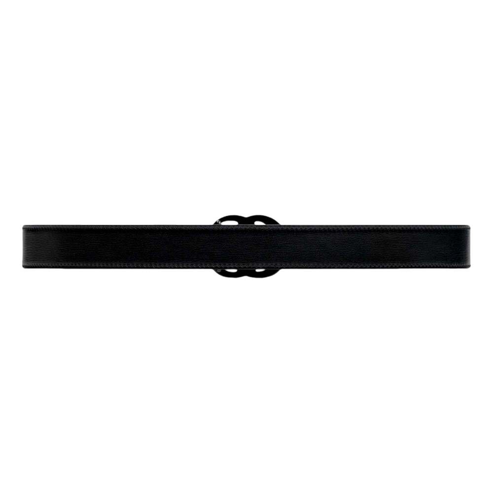 Gucci GG Marmont Monochrome Black Leather Belt